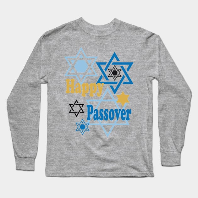 Happy Passover Long Sleeve T-Shirt by PeppermintClover